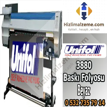 3880 SBF Beyaz  (80mic.) Baskı Folyosu