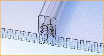 8 mm Kilitli Sistem Polikarbon Panel - Beyaz