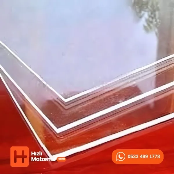2 mm Şeffaf Akrilik Çekme Pleksi 205x305 cm