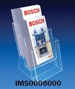 3 katlı A5 broşürlük Masa üstü  3x(15x21) cm