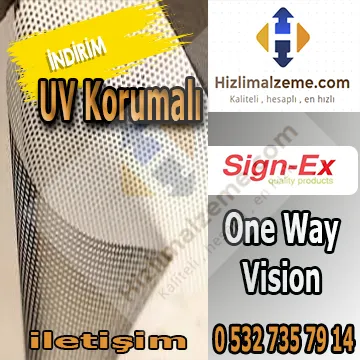 One Way Vision - UV Baskıya Uygun