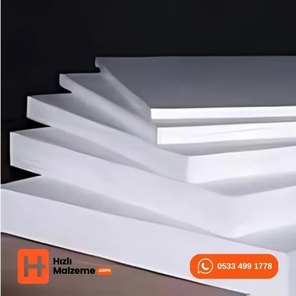 1 mm Foam pvc foreks 122x244cm Beyaz Dekota