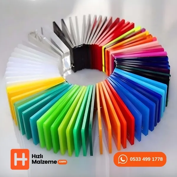 2.8 mm Şeffaf  Beyaz Buzlu Akrilik Dökme Pleksi Levhalar 150x300 cm