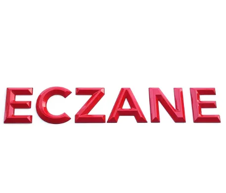 Eko Eczane Tabelası Harfleri 38 lik Takımı