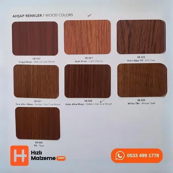 Ahşap Desenli Kompozit 125x320 cm Doğal Meşe Sb 0022