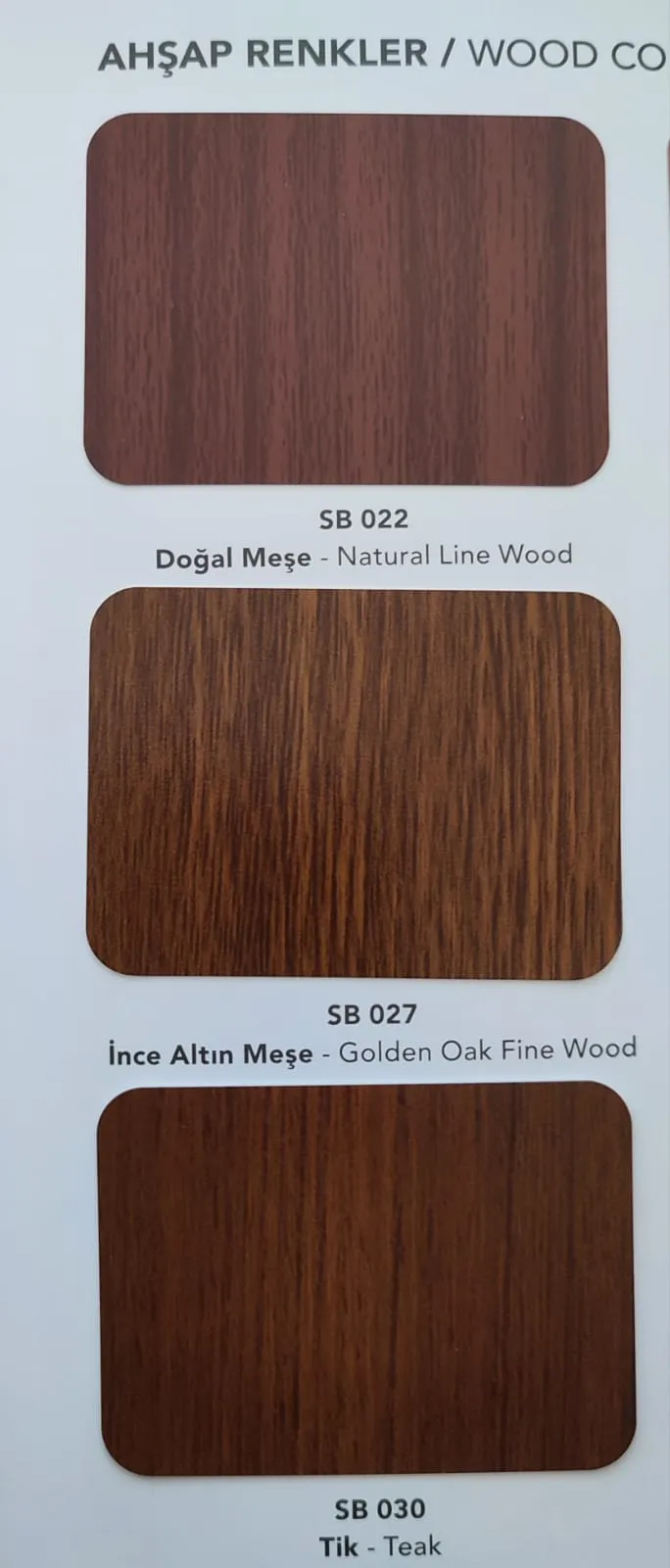 Ahşap Desen Kompozit 125x320cm İnce Altın Meşe Sb 0027