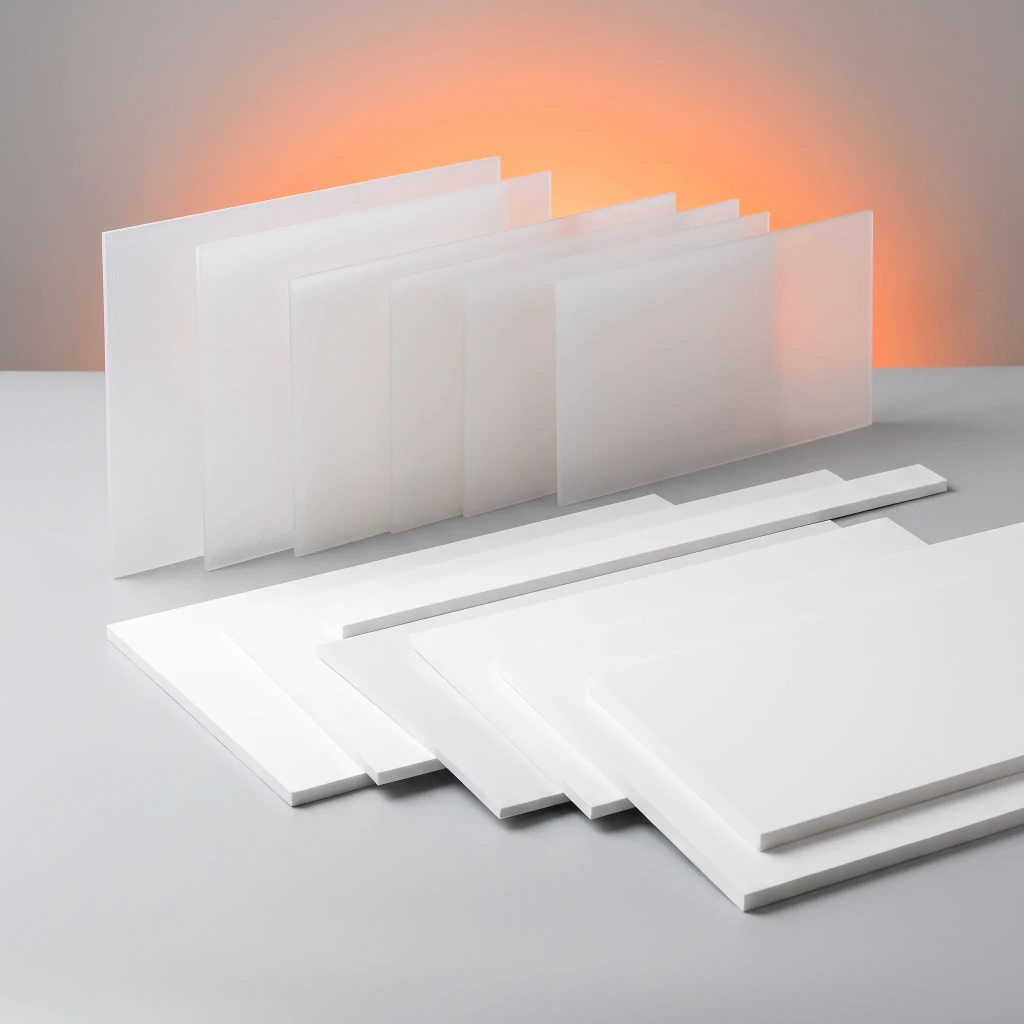 59,5 x 59,5 cm Beyaz LED Difüzör Levha - 8 Parça Set (1 mm ve 1.2 mm Seçenekleriyle)