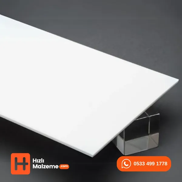 2 mm Beyaz Antişok Levha 100x300 cm