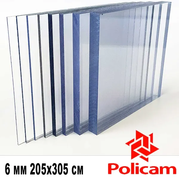 6mm Policam Solid Polikarbon Levha