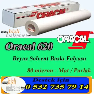 Solvent baskı folyosu 620 seri beyaz